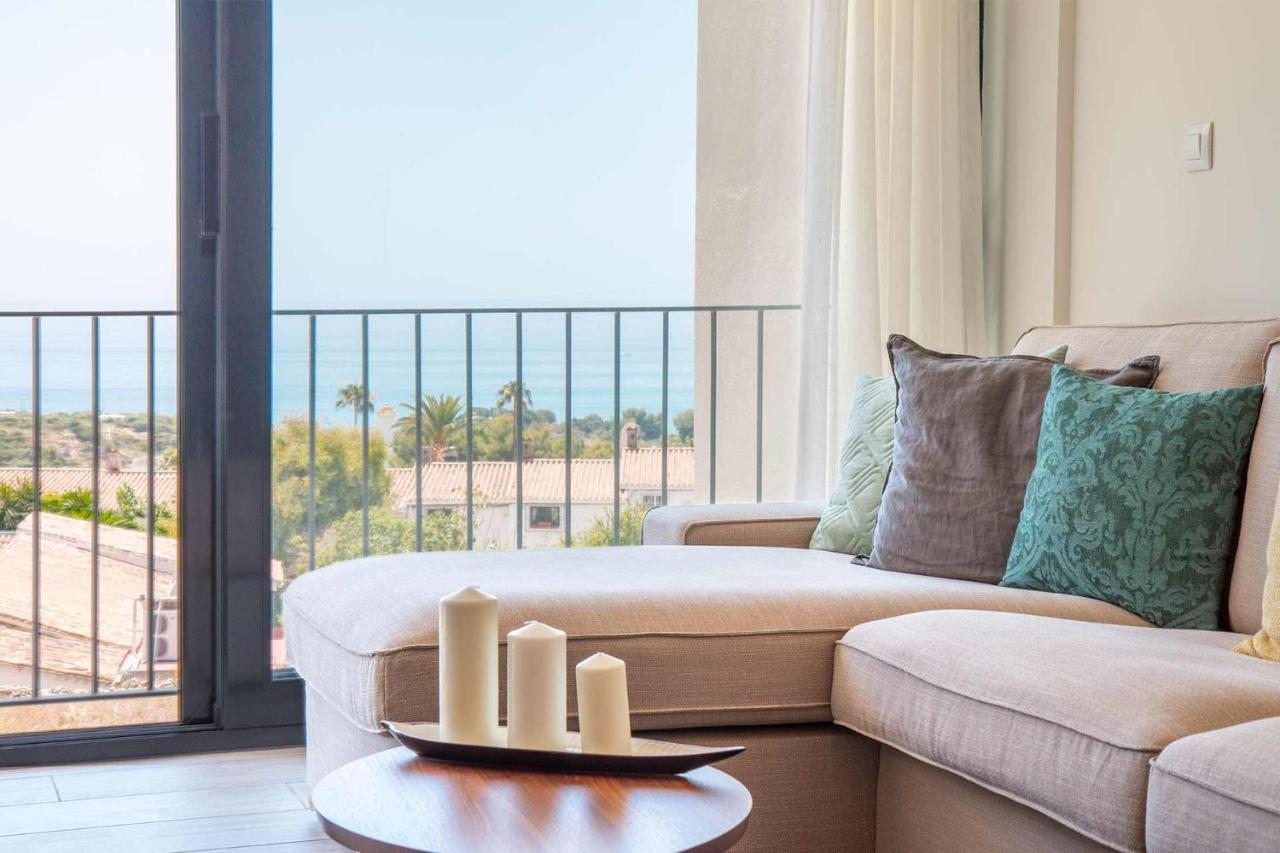 Вилла Capistrano Garden, Piscina Privada Y Vistas Al Mar Нерха Экстерьер фото